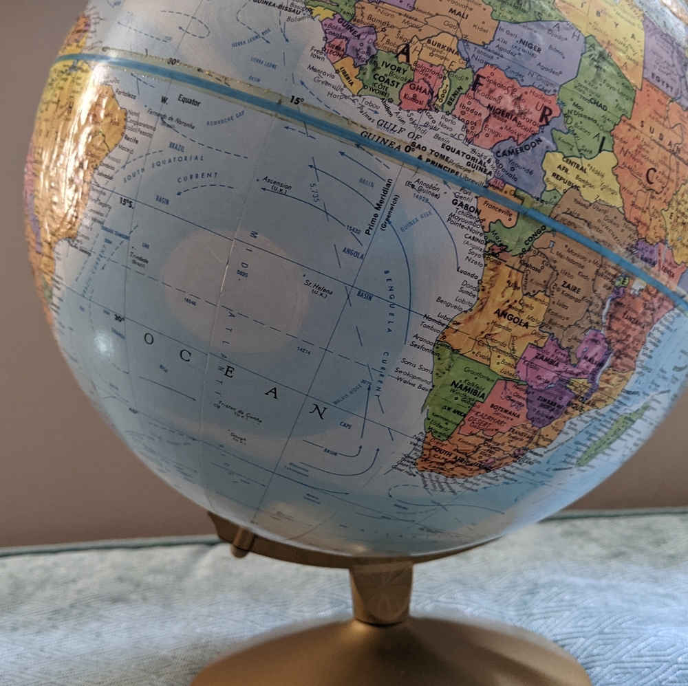 Replogle Vintage Style Globe of the World - Picture 6 of 12